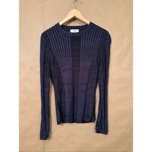 COS Long Sleeve Sheer Sweater Top